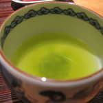 一心鮨 光洋 - 優太郎君が煎れたお茶