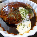 ふくろうの杜 - チーズハンバーグ