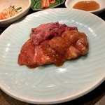 Yakiniku Taiga - 和牛ロース、豚バラ、鶏