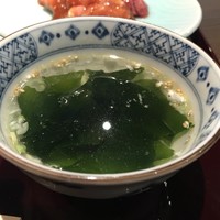 焼肉 大河 - ワカメスープ