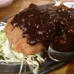 ビーフキッチンスタンド - アパ社長カレー初体験。美味しいよこれ。