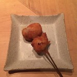 串揚げ 依知川 - ごぼうの肉巻き