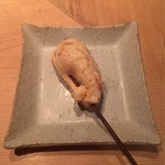 串揚げ 依知川 - 鳥つくねの油揚げ包み