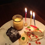 ル　ビストロ - わーい！お誕生日プレート！