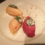 ル　ビストロ - コースのデザートその2 さっぱりアイス