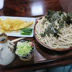 青葉 直利庵 - 天大ざる（￥1.200）