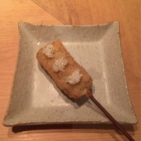 串揚げ 依知川 - 牛タン（ネギのせ）