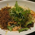 四川担担麺 阿吽 - つゆ無し担担麺(辛さ4・痺れ5)  830円