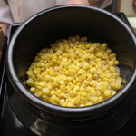 青山　仁 - とうもろこし土鍋炊きこみご飯