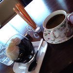 Cafe　Tronc - 今月のお勧め珈琲とコーヒーゼリー