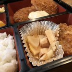 秋桜 - 筍の土佐煮＆揚げ焼売