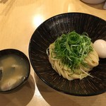 饗 くろ喜 - 黒曽以つけそば 味玉トッピング（1,100円+100円）※季節の限定 2017.12