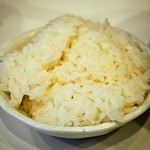 らーめん キング - 台湾まぜそば（小）：〆のご飯