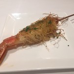 海老のカダイフ巻き キュマンの香り