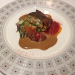 ラトラス - スズキのパイ包み＆蒸しオマール海老