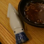 烏賊 鮨ダイニング 鮮助 - 箸置きもイカ