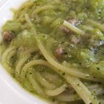 クオ　ヴァディス - 自家製ソーセージとブロッコリーのパスタ