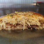 Okonomiyaki Sumireya - 断面