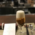 クロモリ - 最初いただいたエビスビール