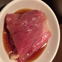 うしごろバンビーナ 銀座店 - まずタレを絡めて