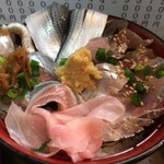 生麦 - ★今日のおすすめ定食！ アジ イワシ コハダ 丼（900円）★