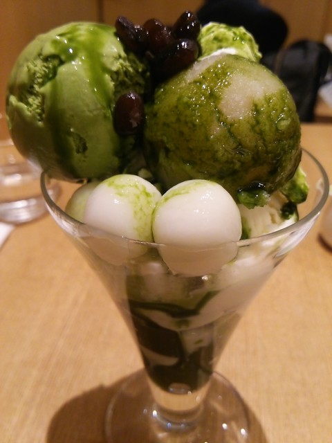 お気に入りの抹茶パフェができました By チベット猫 閉店 甘味茶屋 七葉 ルミネ立川店 立川 甘味処 食べログ