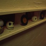 店先に並ぶオブジェ