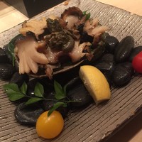 寿司 はせ川 西麻布店 - 鮑のバターソテー