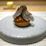 SUGALABO - 白子のキッシュ　黒トリュフ