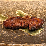 柳家 - 鹿のサーロイン　粒マスタードで