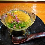 富小路 やま岸 - 赤貝ジュレ酢