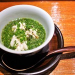 富小路 やま岸 - 雲子の茶碗蒸しポン酢仕立て