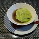 チトセ - 白玉ぜんざい、抹茶アイスのせ