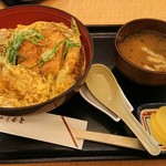 空膳 - カツ丼単品 味噌汁つき