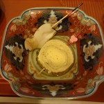 蓬左茶寮 - 出汁巻き玉子、つぶ貝