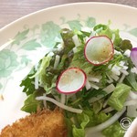 たべりcafe - 大根たっぷりサラダ。