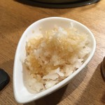 個室焼肉匠 - コースの鬼おろし 2人前