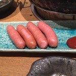 個室焼肉匠 - コースの豊後牛ウインナー 2人前