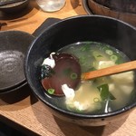 個室焼肉匠 - コースの〆スープ 2人前