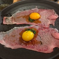 個室焼肉匠 - コースの贅沢炙りユッケ風 2人前