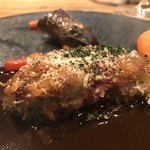 洋食 川ぎし - ビーフカツレツ アップ