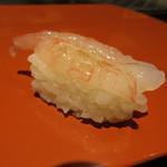 のぶ寿し - おまかせ6貫 甘エビ