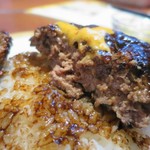 カウボーイカレー - 半分はハンバーグライスで（笑）