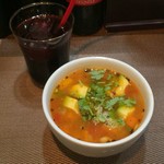 ペルー料理＆バル ALDO - セットのスープとドリンク