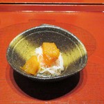 ふじ居 - ⑤紅白のなますと柿