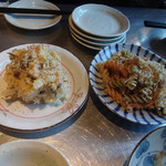 クラフトビアバル IBREW - ポテトサラダとマカロニサラダ。