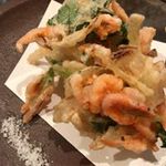Kuru Ri - 桜海老と玉葱のかき揚げ。仕入れがあった時のみ御提供。