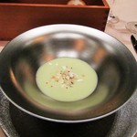 キュイジーヌ フランセーズ ラ・シャンス - フォアグラと下仁田ねぎ。