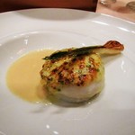 キュイジーヌ フランセーズ ラ・シャンス - うちわ海老と平目　モンテカルロバター。