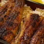 大観亭支店 - 鰻重特上のアップ